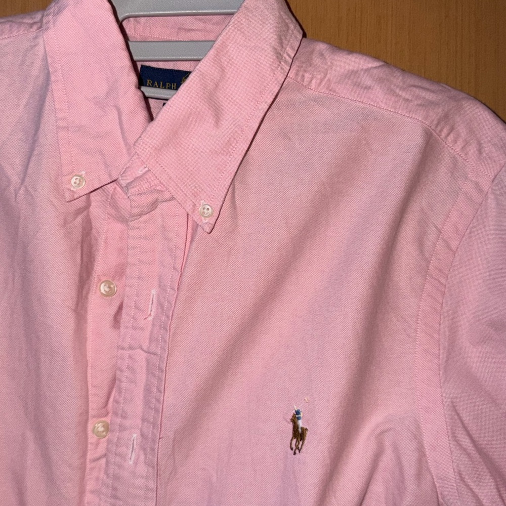 Ralph Lauren Light Pink Casual Button Down Shirt